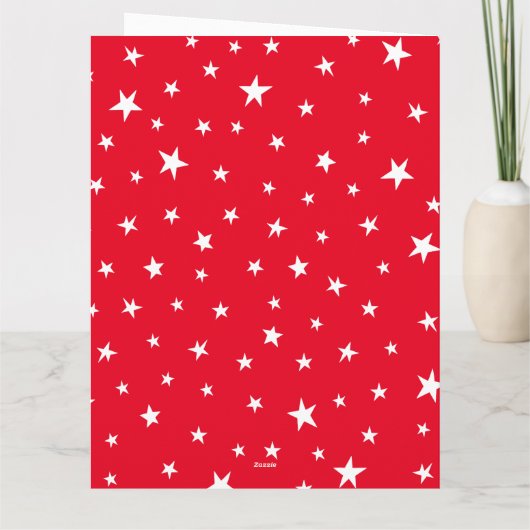 Gepersonaliseerde Candy Cane Kerstmis Kaart (Achterkant)