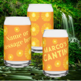 Gepersonaliseerde Cantina Blikvorm Glas