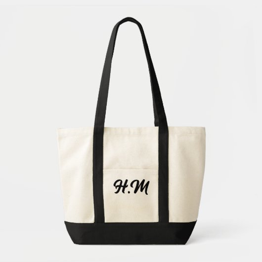 Gepersonaliseerde Canvas tas - Aangepaste naam en  (Voorkant)