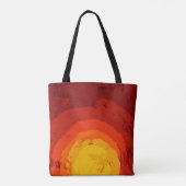 Gepersonaliseerde Canvas tas African Safari Giraff (Achterkant)