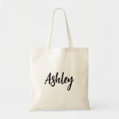 Gepersonaliseerde Canvas tas, Bruidsmeisje Tassen, Tote Bag (Voorkant)