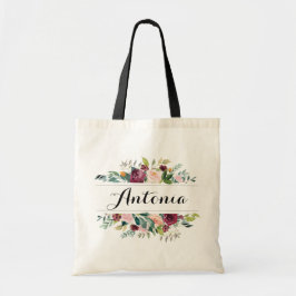 Gepersonaliseerde Canvas tas. Groene Canvas tas. b Tote Bag