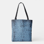 Gepersonaliseerde Canvas tas rustieke Tin Panel Pl (Achterkant)