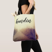Gepersonaliseerde Canvas tas Sunrise Pathway Walkw (Dichtbij)