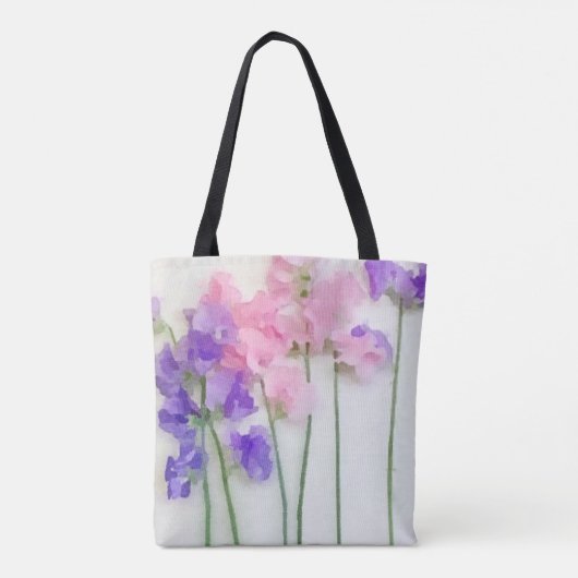 Gepersonaliseerde Canvas tas van de Waterverf van  (Achterkant)