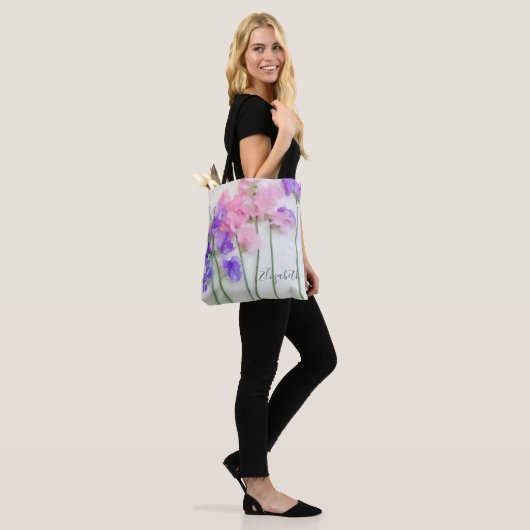 Gepersonaliseerde Canvas tas van de Waterverf van (Op model)
