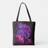 Gepersonaliseerde Canvas tassen - Roze en Paarse h (Achterkant)