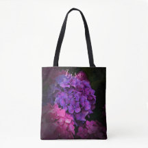 Gepersonaliseerde Canvas tassen - Roze en Paarse h
