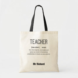 Gepersonaliseerde Canvas tassen van de leraar (def