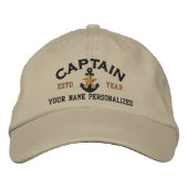 Gepersonaliseerde Captain Nautical Star Anchor Pet (Voorkant)