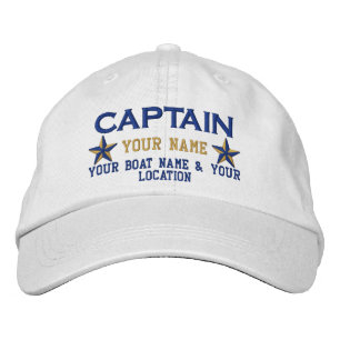 Gepersonaliseerde Captain Stars Ball Pet borduurwe