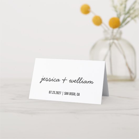 Gepersonaliseerde Capture The Fun Wedding QR-code Klantenkaartje (Achterkant)