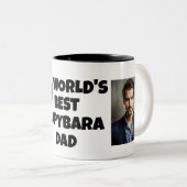 Gepersonaliseerde Capybara-Mok Tweekleurige Koffiemok (Voorkant rechts)