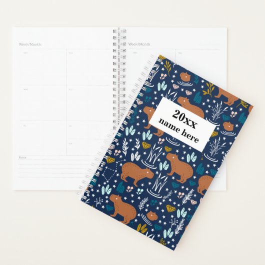 Gepersonaliseerde Capybara Planner (Display)