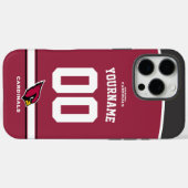 Gepersonaliseerde Cardinals Jersey Amerikaans Foot Case-Mate iPhone Case (Achterkant (horizontaal))