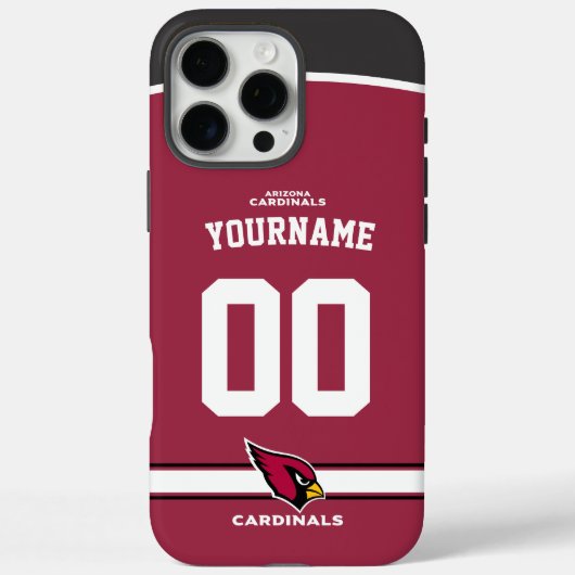 Gepersonaliseerde Cardinals Jersey Amerikaans Foot Case-Mate iPhone Case (Achterkant)