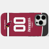 Gepersonaliseerde Cardinals Jersey Amerikaans Foot Case-Mate iPhone Case (Achterkant (horizontaal))