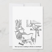 Gepersonaliseerde Cartoon bruiloft uitnodiging (Voorkant)