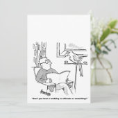 Gepersonaliseerde Cartoon bruiloft uitnodiging (Staand voorkant)