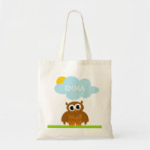 Gepersonaliseerde cartoon canvas tas kind (Voorkant)