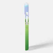 Gepersonaliseerde cartoon golfer op golfbaan Case-Mate iPhone case (Achterkant / Links)