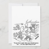 Gepersonaliseerde Cartoon huwelijksuitnodigingen Kaart (Voorkant)