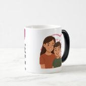 Gepersonaliseerde Cartoon Paar Mok ideaal voor de  (Voorkant rechts)