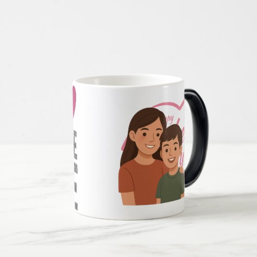 Gepersonaliseerde Cartoon Paar Mok ideaal voor de  (Voorkant rechts)