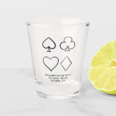 Gepersonaliseerde Casino Bachelorette Favoriet Sch Shot Glas (Voorkant)