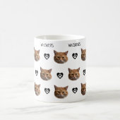 Gepersonaliseerde Cat Face Foto Koffiemok (Center)