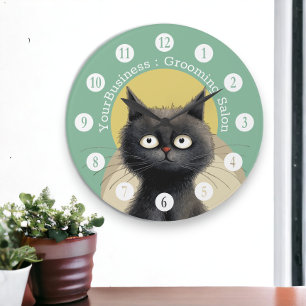 Gepersonaliseerde Cat Grooming Salon Grote Klok