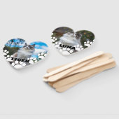 Gepersonaliseerde Cat Photo Hand Fan met Naam Handwaaier (Niet-gemonteerd)