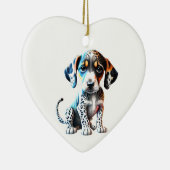 Gepersonaliseerde Catahoula Leopard Hond Puppy Keramisch Ornament (Rechts)