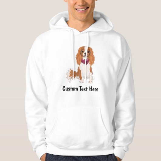 Gepersonaliseerde Cavalier King Charles Spaniel Ho Hoodie (Voorkant)