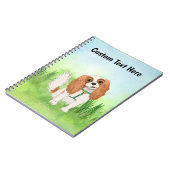 Gepersonaliseerde Cavalier King Charles Spaniel Notitieboek (Linkerzijde)