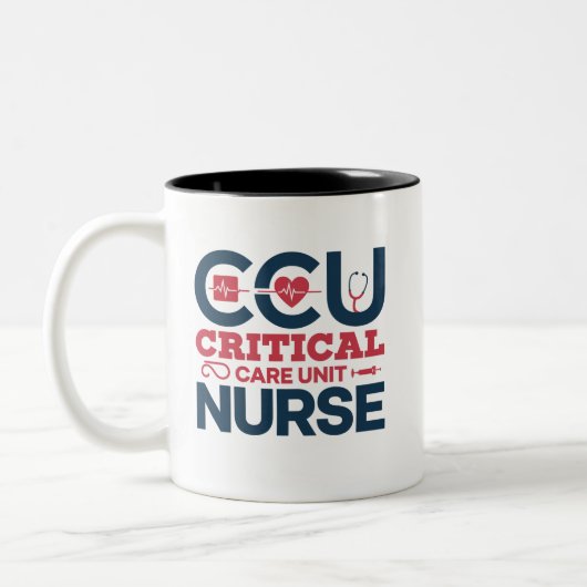 Gepersonaliseerde CCU Nurse Mok (Links)