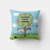 Gepersonaliseerde Celebration Tree Kind Kussen (Voorkant)
