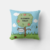 Gepersonaliseerde Celebration Tree Kind Kussen (Voorkant)