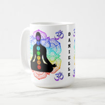 Gepersonaliseerde Chakra Ohm Yogi Zen Mok