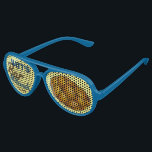 Gepersonaliseerde Challah Bread Bar Mitzvah Party  Aviator Zonnebril<br><div class="desc">Op de schoppen van de partij is een originele markeerteken afgebeeld van een brood met gevlekte kajallabrood. Personaliseer met jouw naam en datum van uw evenement voor een one-of-a-kind bar mitzvah party gunst!</div>