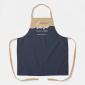 Gepersonaliseerde Challah is liefdesmade eetbaar Schort (Voorkant)