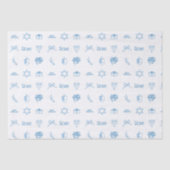 Gepersonaliseerde Chanoeka Preppy Sweet Tissuepapier (Voorkant)