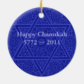 Gepersonaliseerde Chanukah Ornament (Achterkant)