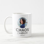 Gepersonaliseerde Chaos Coordinator Moderne Koffie Koffiemok (Links)