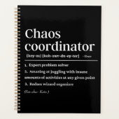 Gepersonaliseerde Chaos-coördinatordefinitie Planner (Voorkant)