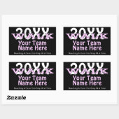 Gepersonaliseerde Charity Walk Sticker (Vel)