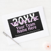 Gepersonaliseerde Charity Walk Sticker (Envelop)