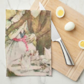 Gepersonaliseerde Charles Dickens Scrooge Victoria Theedoek (Quarter Fold)