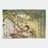 Gepersonaliseerde Charles Dickens Scrooge Victoria Theedoek (Horizontaal)