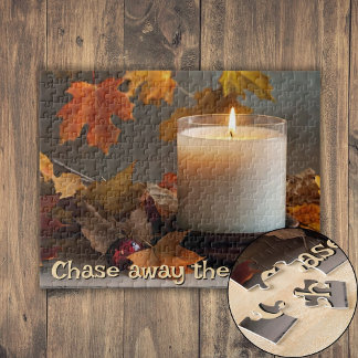Gepersonaliseerde Chase Away de sombere herfst-the Legpuzzel